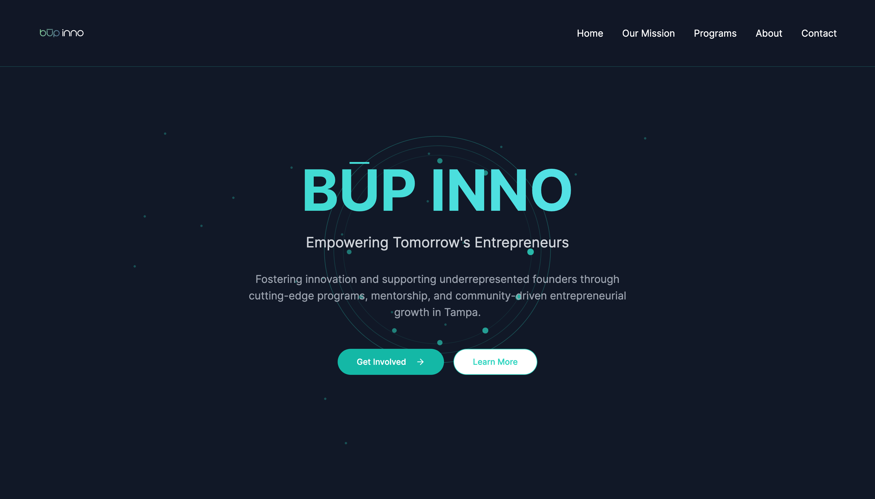 BŪP Inno website screenshot
