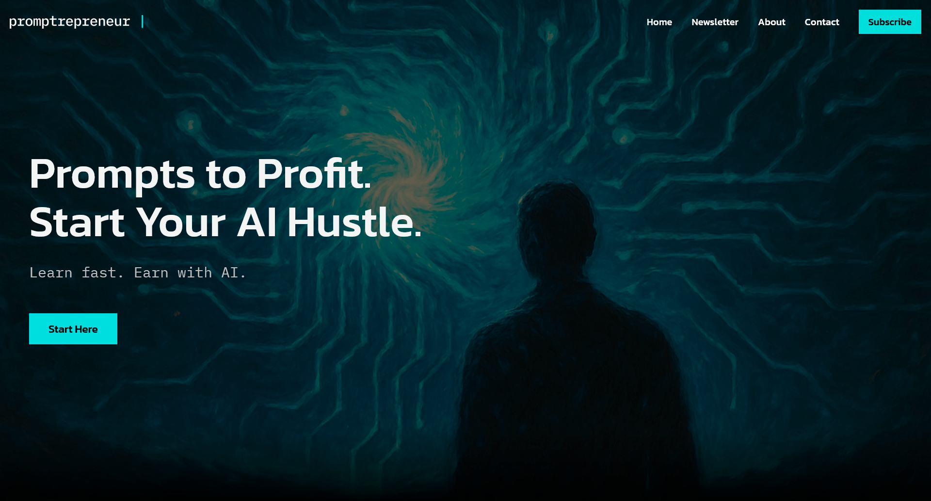 Promptrepreneur website screenshot
